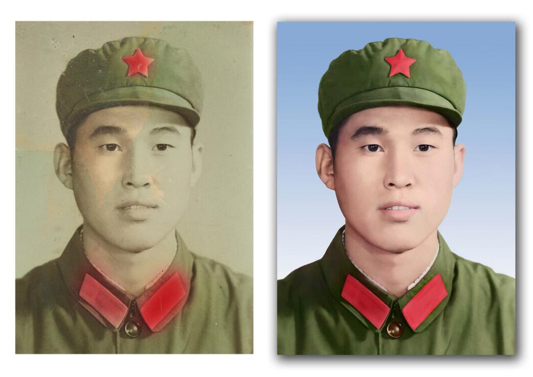 会理破损照片修复-18